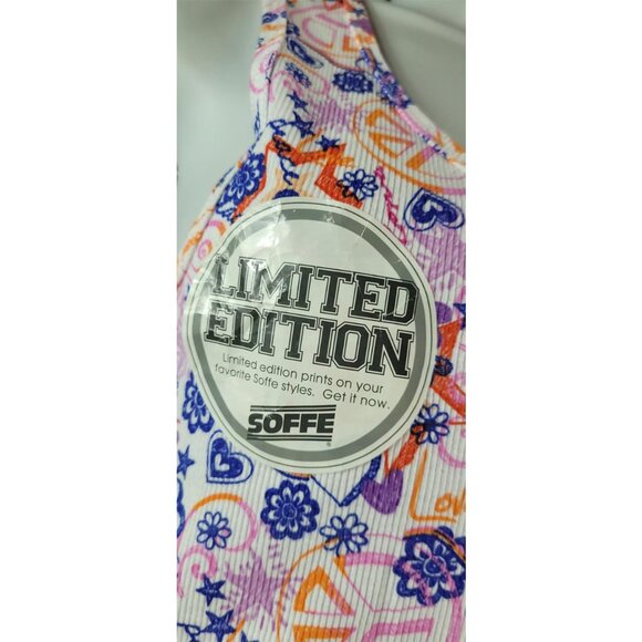 Soffe Ribbed Tank Top Limited Edition Peace Size XL NWT - Picture 3 of 14